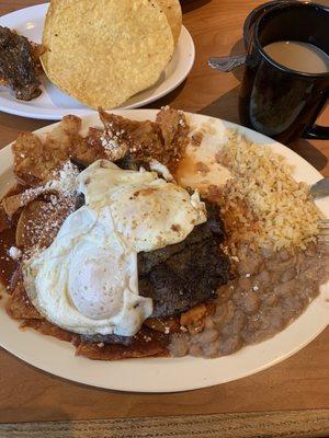 Chilaquiles rojos y bravisimos! Ingasu