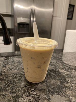 Butterfinger milk shake