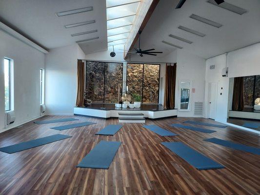 Gorgeous yoga room