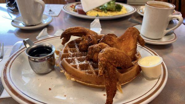 Belgian Waffle with wings