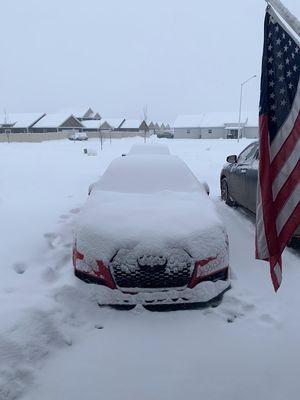 The car has never been so dirty before until coming to Montana.