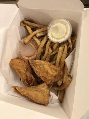 3 Chicken Strips and Fries