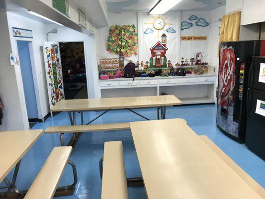 The grade school lunchroom