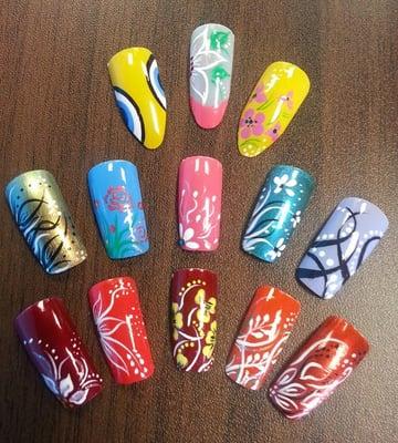 Do you want elegant and simple nails? Or do you prefer crazy and outrageous? Xuan can create what you are looking for.