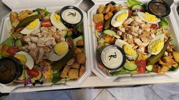 Grilled chicken salads