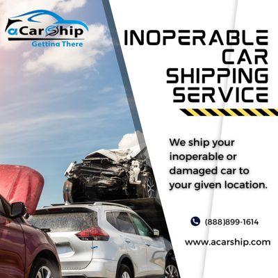 www.acarship.com

Inoperable Car Shipping Services