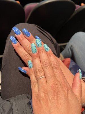 Recent nails - ready for vacation!