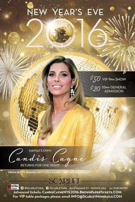 NYE with Candis Cayne