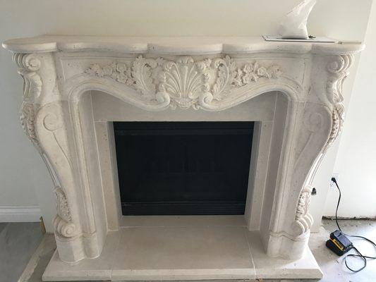 Historic fire place done