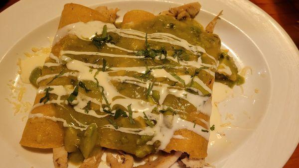 Chicken enchiladas