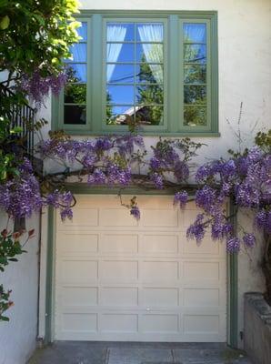 Wood sectional door