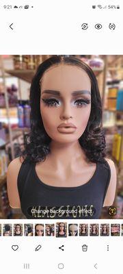 HD Transparent wear and go wig