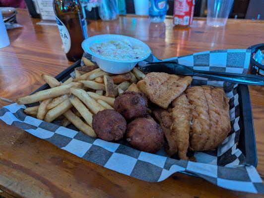 Trigger fish platter