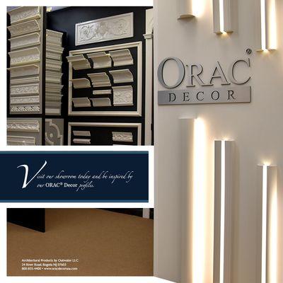 Outwater is an authorized distributor of Orac Decor, Europe's premier moulding and millwork