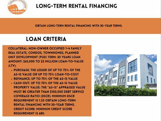 Build you rental portfolio with us!