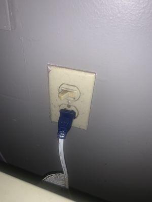 Plug in right by your head