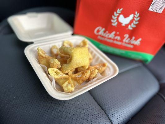 Crab Rangoon(5)- served hot and fresh!