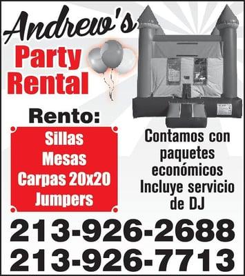 Andrews Party Rental