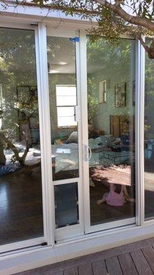 Panel Door In Sliding Glass Door