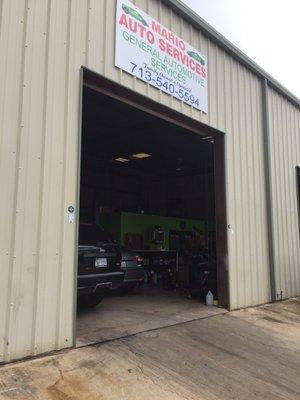 Garage back door