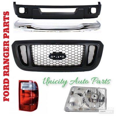 TRUCK PARTS, BUMPER, UPPERPAD, HEAD LAMPS, AND TAIL LAMPS