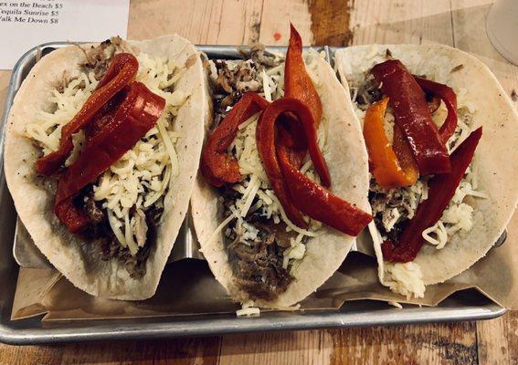 Pepper and Pork Tacos