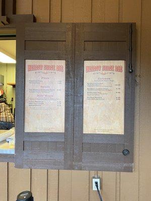 Snack Bar Menu: June 2021