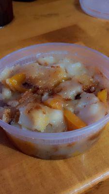 Peach cobbler