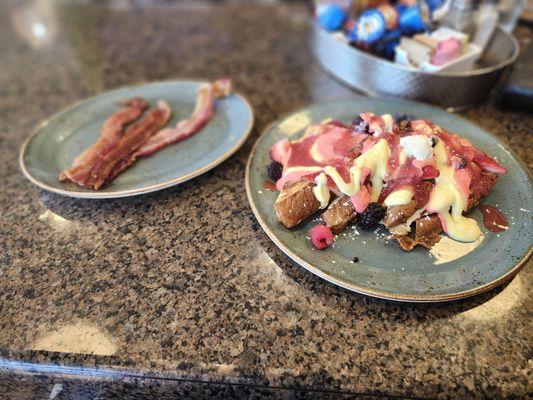 Honey Berry French Toast x Applewood Bacon