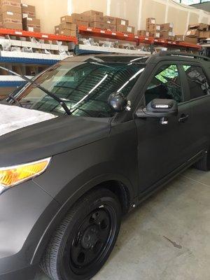 New Windshield for undercover police officer