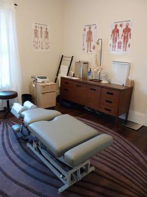 The treatment room-where the magic happens.