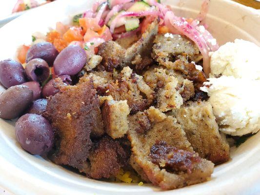 Original  Gyro Bowl with Lemon Rice