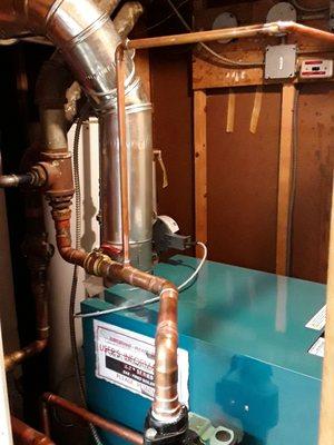 New copper lines and duct