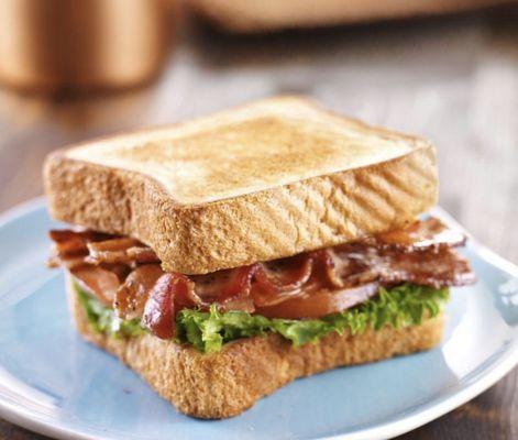 Bacon, lettuce, tomato sandwich awesome