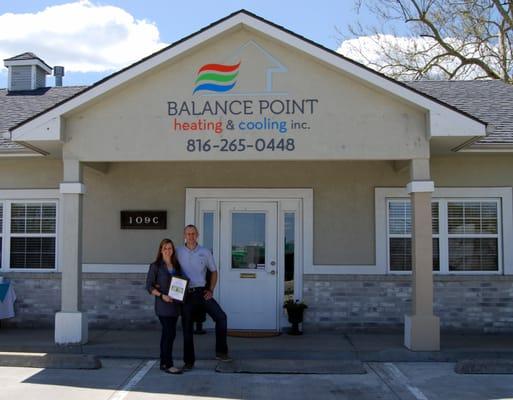 Justin & Kate Zeysing, Owners at the original Raymore office