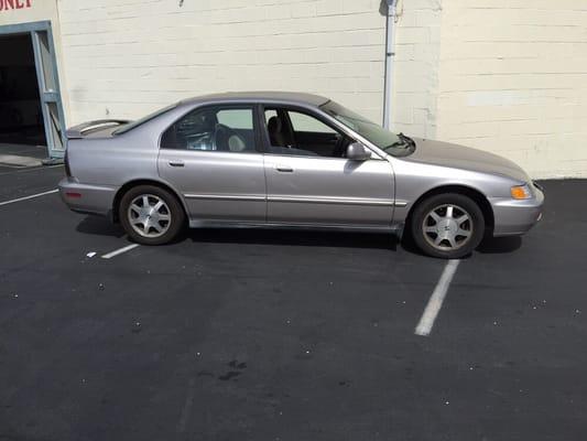 They moved the car there after I moved. Lines on the ground, no signage to indicate otherwise. It's a freaking parking spot.