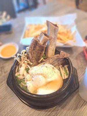 Stone Bowl Bone-in Short Ribs with Glass Noodles