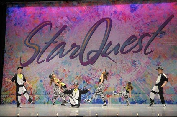 Jr. Hip Hop Team performing at StarQuest Dance Competition