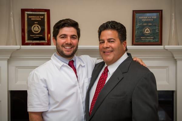 Our two Dr's! Dr. Vince (left) and Dr. Colletti (right).  Come check out a true family practice.