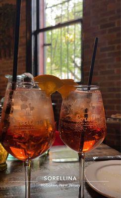 Aperol Spritzers