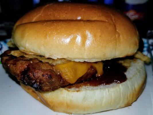 The Road Hog boneless rib sandwich. AKA...The Not-McRib.