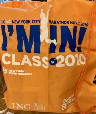 My daughter gave me her bag from the year she ran the marathon. You get cool stuff!! 03/15/22