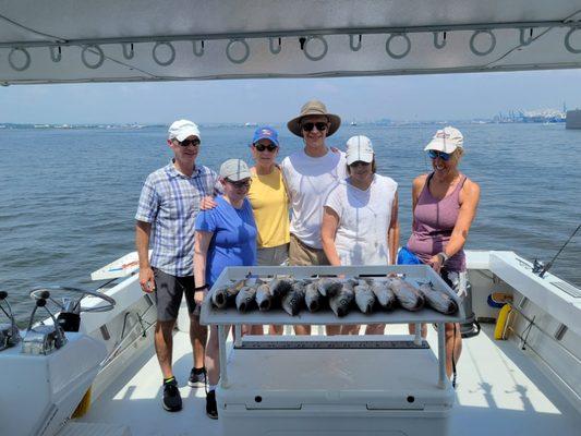 Ni e limit of summer stripers.