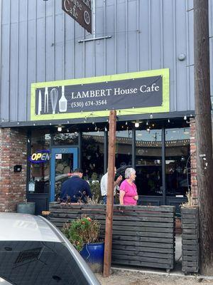 Front of Lambert House Cafe