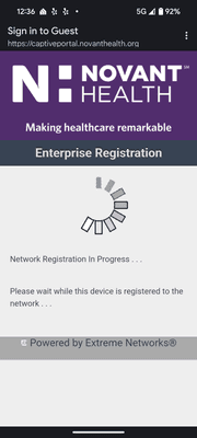 Wifi connecting at Novant Health Imaging Museum, Eastover, Charlotte