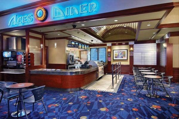 Ace's Diner located on the Casino Floor of Harrah's Joliet Hotel and Casino.