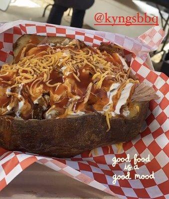 Pulled pork pit-tato