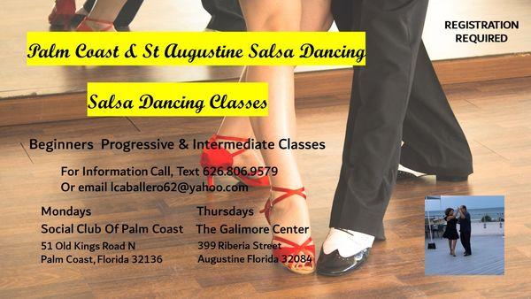 Salsa Dancing Classes in Palm Coast & St Augustine.