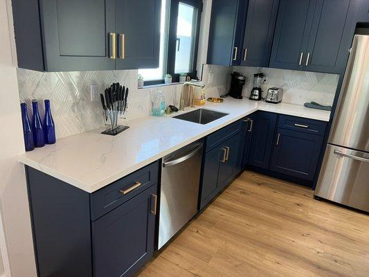 clean and organized kitchen.