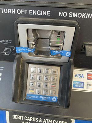 Security strips to prevent skimmers from being installed